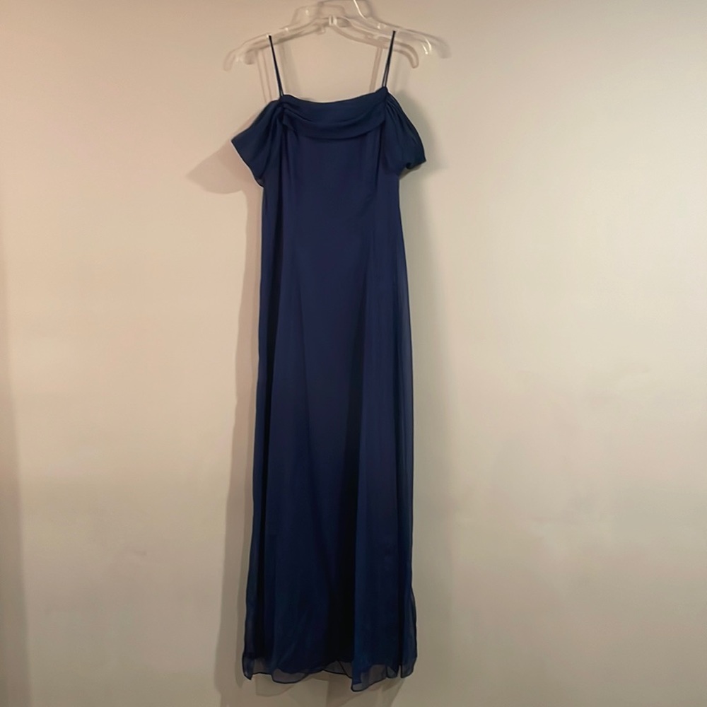 Betsy and Adam by Jaslene navy gown